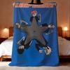 Band Limp Bizkit Throw Lightweight 240g Flannel Blanket Soft Skin-friendly for Summer Cooling