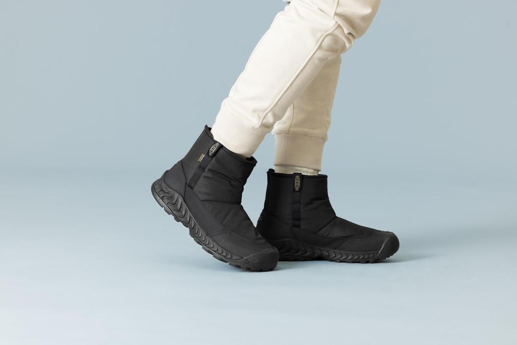 Hood NXIS PULL WP Size cm [KEEN] Boots, Men's, Black/Black, 27.0
