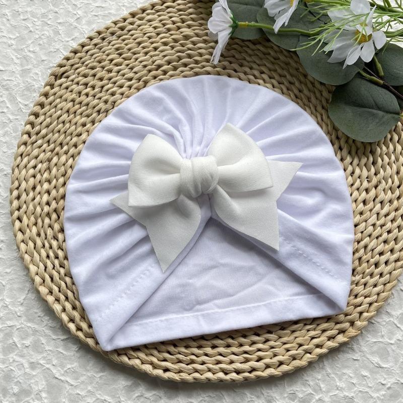 New Baby Hat, Baby Cute and Comfortable Bow Pullover Hat, Thin Breathable Baby Fetal Hat