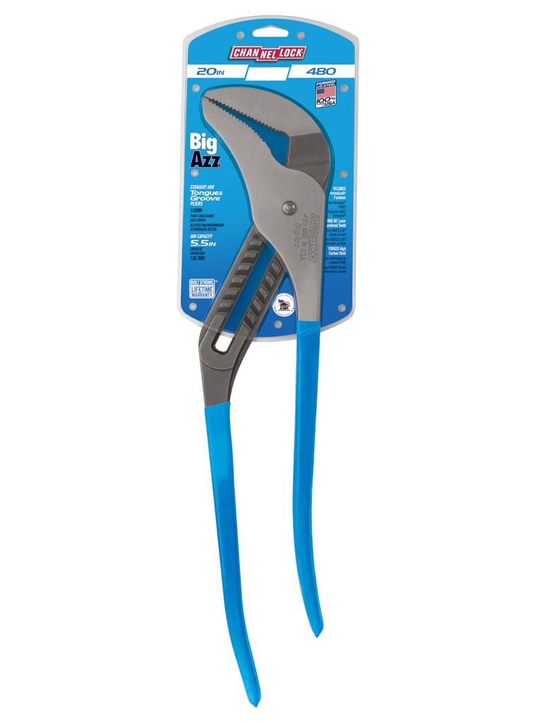 Water Pump Pliers 514mm Straight Jaw Type 480