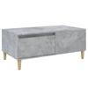 Vidaxl Coffee Table, Concrete Grey, 90X50X36.5 Cm
