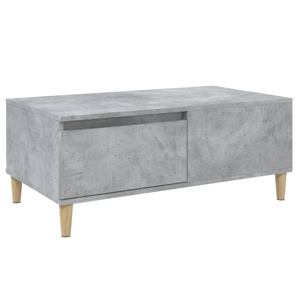 Vidaxl Coffee Table, Concrete Grey, 90X50X36.5 Cm