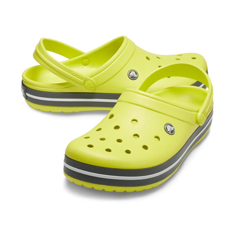 Crocs Outdoor Flat Heel Beach Hole Sneaker Sandals Grass Green