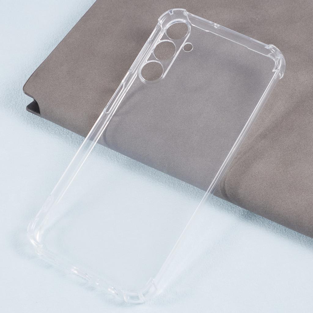 For Samsung Galaxy A24 4G (162.1 x 77.6 x 8.3mm) Clear Case Enhanced Four Corner TPU Protective Cover