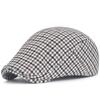 Men and Women Unisex’s Retro Berets Plaid Breathable Absorbent Paperboy Cap Spring Autumn Outdoor Casual Street Hats