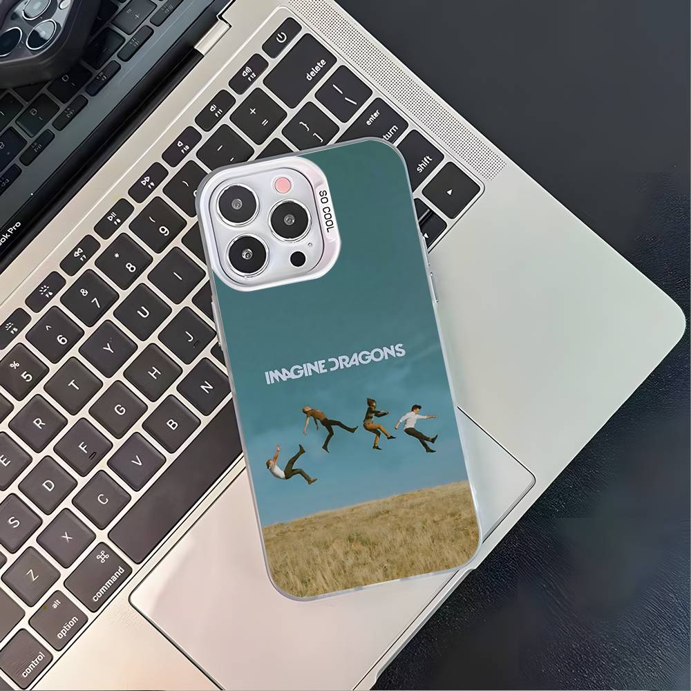 

I-Imagine Dragons Loom Band Phone Case For iPhone 17,16,15,14,13,12,11,Pro,XS,Max,Plus,Mini,SE4,E White Matte Shockproof Cover iPhone12