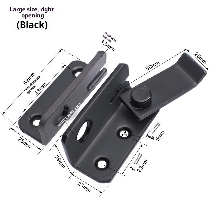 Stainless Steel Bolt Latch Door Bolt Hasp Home Hardware