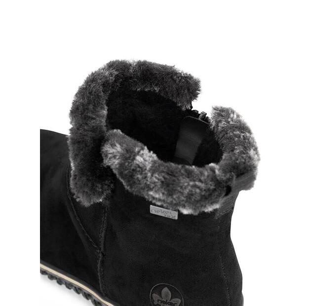 Rieker Z4266-00 Black Ankle Boots