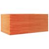 Plant Pot Wax Brown 110 X 60 X 46 Cm Solid Pine Wood