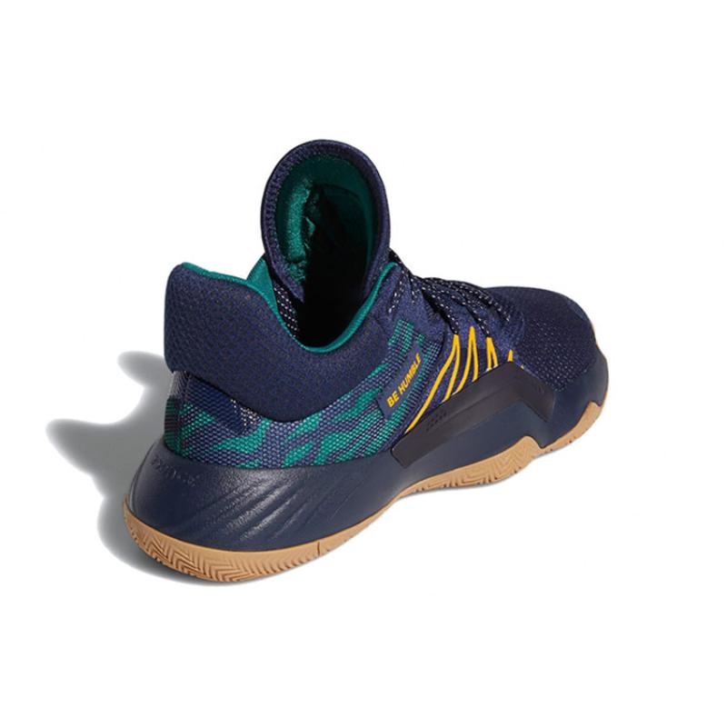 Adidas DON. Ausgabe #1 Marinegrün Gelb Sneaker FV5596