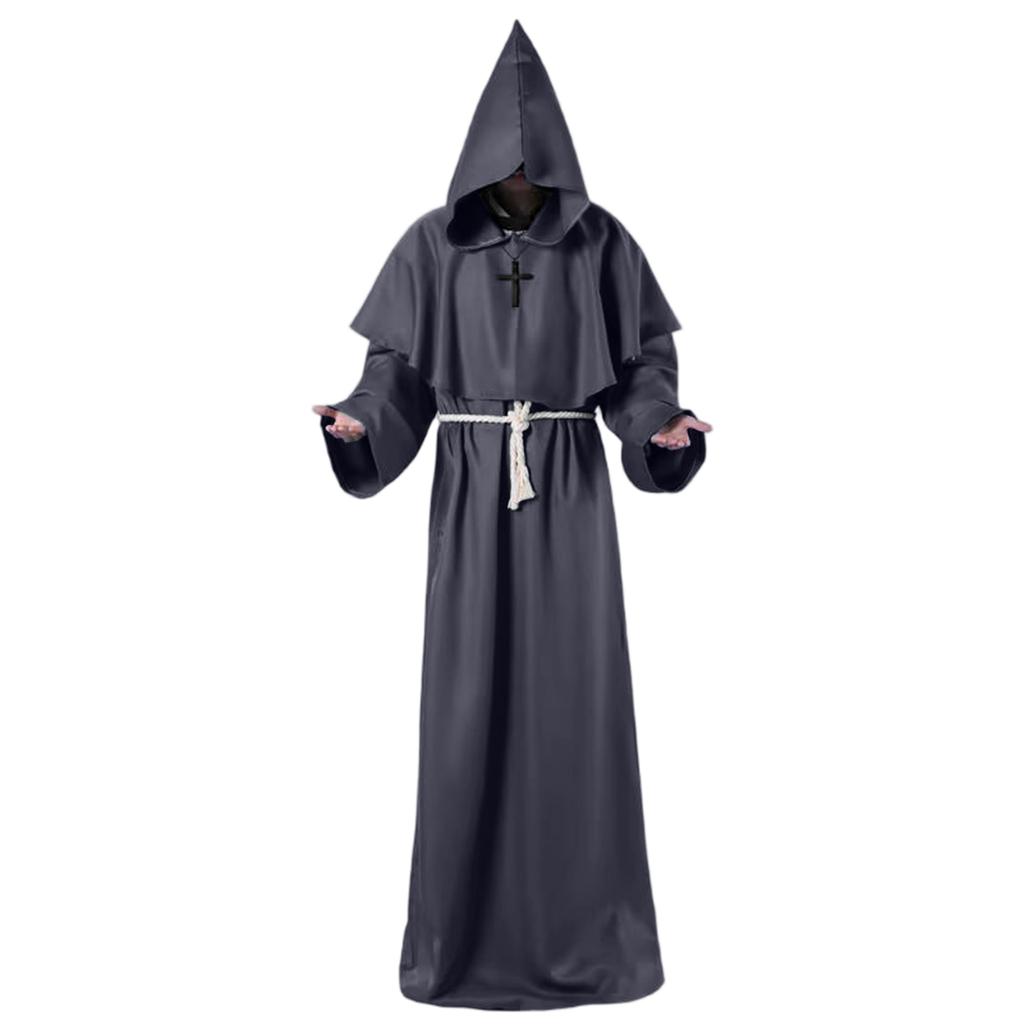 Kapuzenumhang, Priesterkostüm Robe für Cosplay