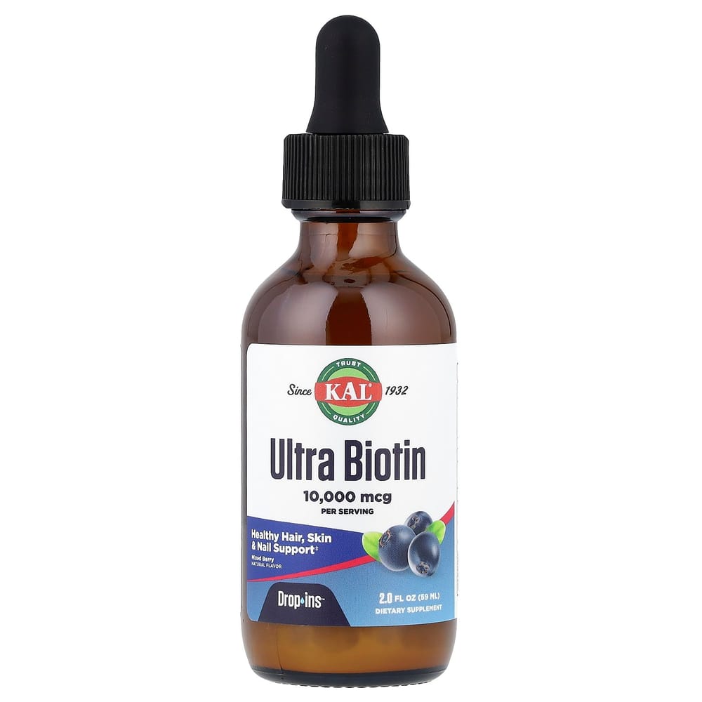 

KAL Ultra Biotin Mixed Berry Flavor 10000mcg 59ml (2fl oz)