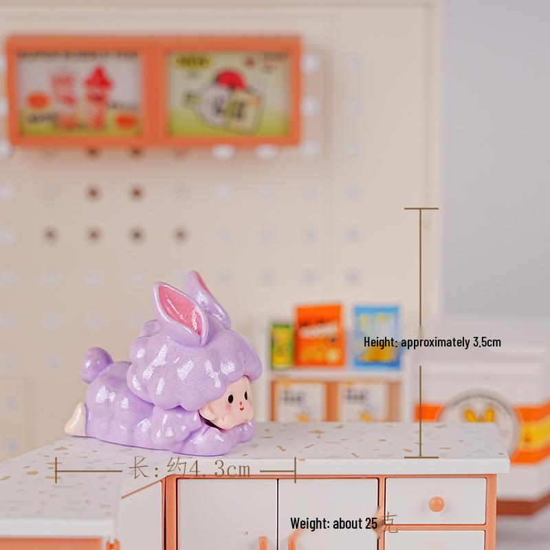 Harz Niedliche Getreidefigur: Trendiges Kulturspielzeug Blind Box, Liebenswertes Kreatives Geschenk für Desktop-Dekoration