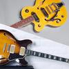 Gold Tune-O-Matic Bridge with Roller 6-Saddles for Epiphone Guitars