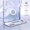 Coque pour Samsung Galaxy M13 - BOOLING - Cercle Métal Antichoc - Transparent - Souple - Silicone