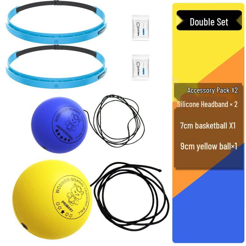 YTYIN Head-Mounted Boxing Speed Reaction Ball Set