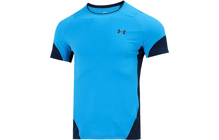 Under Armour RUSH T Shirt Men s Blue 1356796-436 XXL