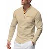 Men S Long Sleeve Casual T Shirt Color Block