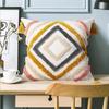 Boho Decor Cushion Cover Geometric Colorful Tufted Tassels Throw Pillows Case Living Room Home Decoration Car Lumbar Pillowcase