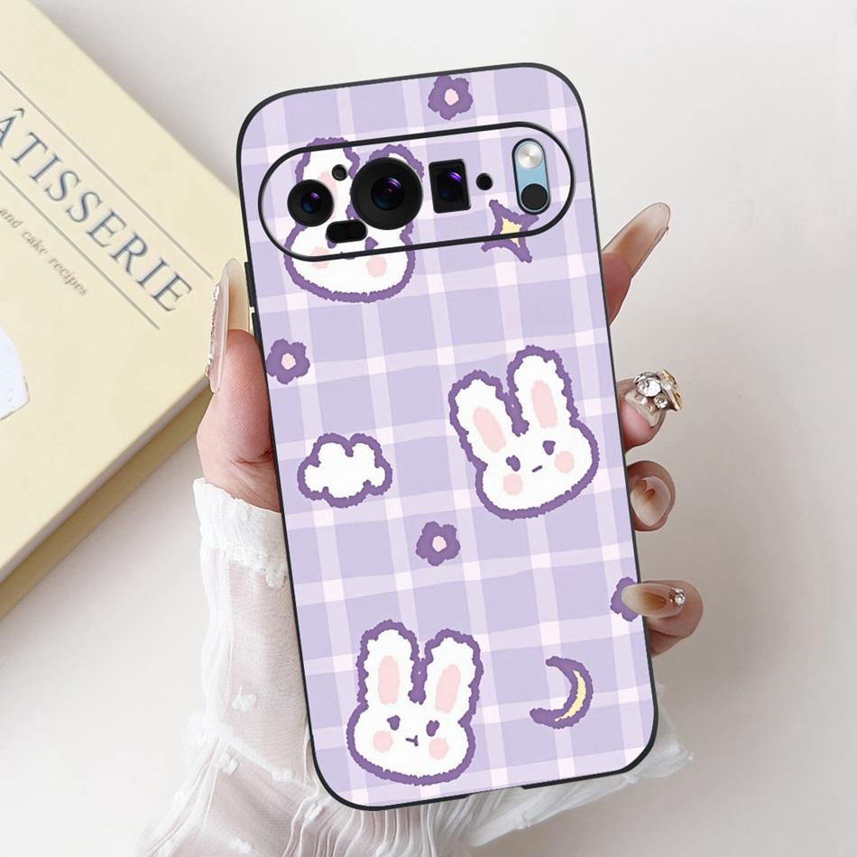 For Google Pixel 9 Pro 9A Pixel9 New Fashion Dusk Beach Painting Phone Case For Google Pixel9A 9 9Pro Black Silicone Soft Case