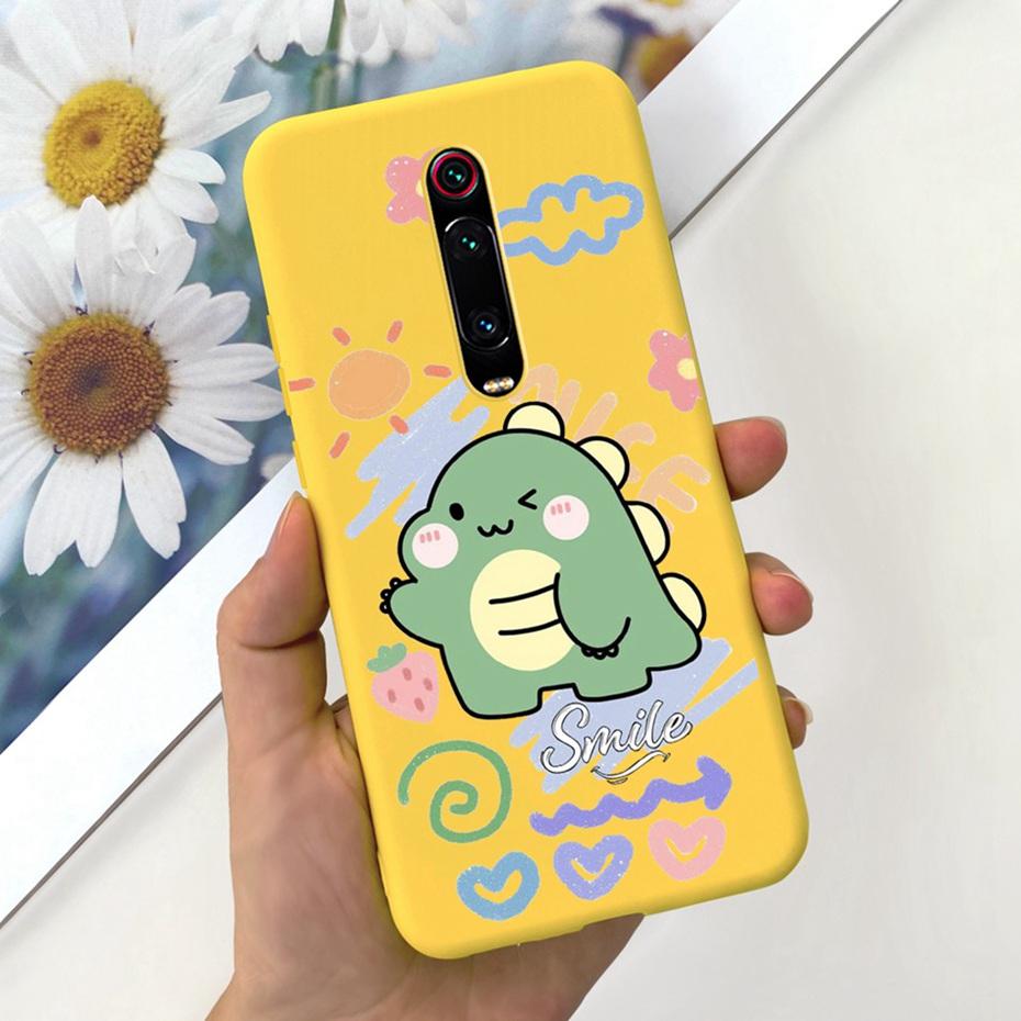 Kreslený obal pro Xiaomi Mi 9T Pro Mi9T Roztomilý barevný měkký silikonový zadní kryt pro Xiaomi Mi 9T 9 T 9TPro Pouzdra na telefon