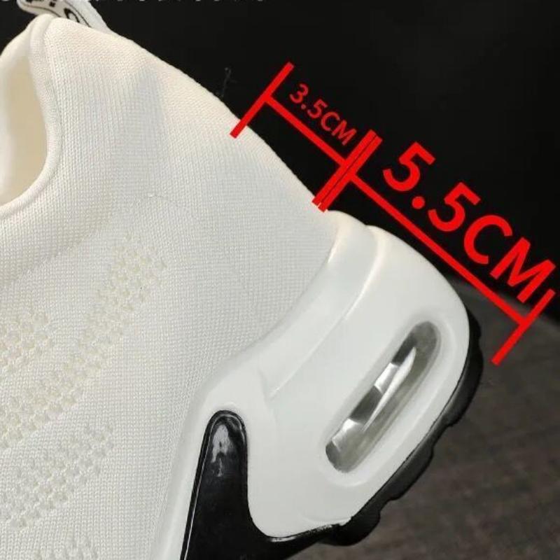 Laufschuhe Mesh Damen Atmungsaktiv Freizeit-Trainer Outdoor Plattform Damen Sneaker Fitness Shake Schuh unsichtbare hohe Absätze