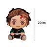 20cm Horké Japonsko Demon Slayer Plyšové Panenky Krásné Anime Kimetsu No Yaiba Kamado Tanjirou Nezuko Zenitsu Kyoujurou Hračky Dětské Dárky