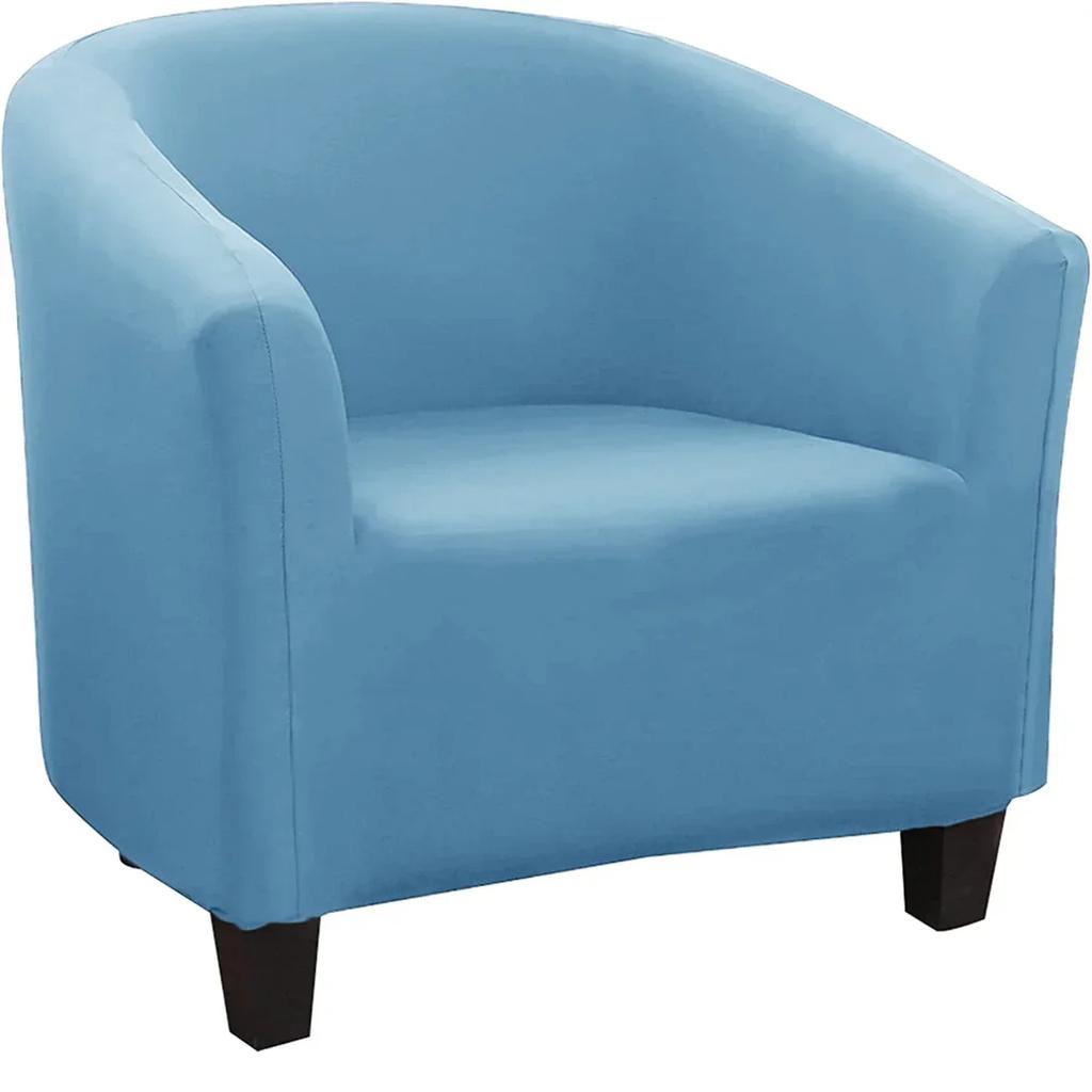 Sretch Elastic Single Sofa Covers Velvet Armchair Seat Cover Chair Protector Stretch Bar Slipcovers for Home Decor Living Room