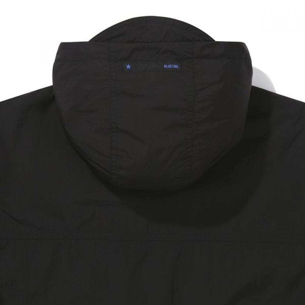 Bluetail Black Cut Hooded Jumper Aaa3jp03bk