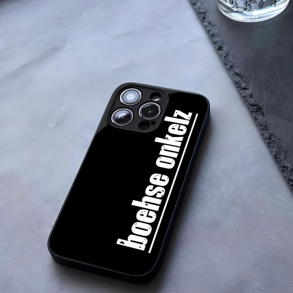 

Band B-Bohse OnkelzS Hot Phone Case Tempered Glass For IPhone 17 13 14 16 12 15 11 Pro Max Plus Mini X XR SE2020 Coque iPhone 14 Pro Max