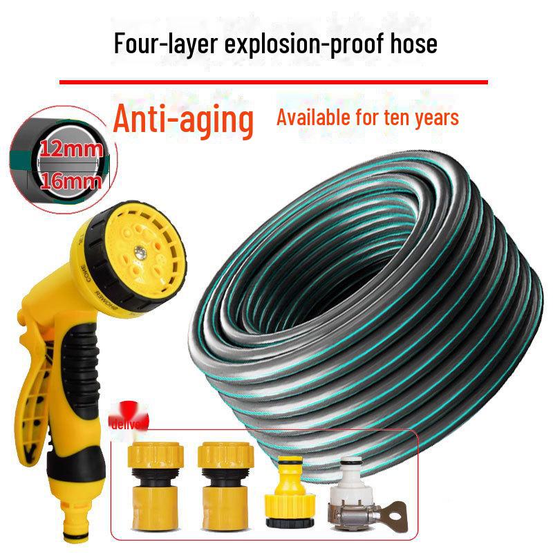 

Насадка для автомийки та поливу саду високого тиску з міцним ПВХ шлангом