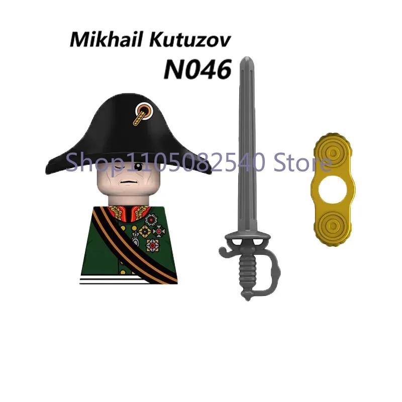Medieval Military Soldier Figures Napoleon MOC Building Blocks Cavalry Weapons Shield Armor Cannon Militia Cowboy Toys Gift Z013