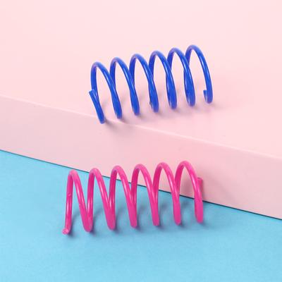 8/20Pieces Colorful Springs for Cat Spiral Random Color for Cat Spring Toys Set for Cat Playful Flexible for Cat Plastic