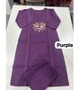 Indian Women Bollywood Top Tunic Kurta Pant DUpatta Set Party Wear Cotton Slub V-Neck Kurti