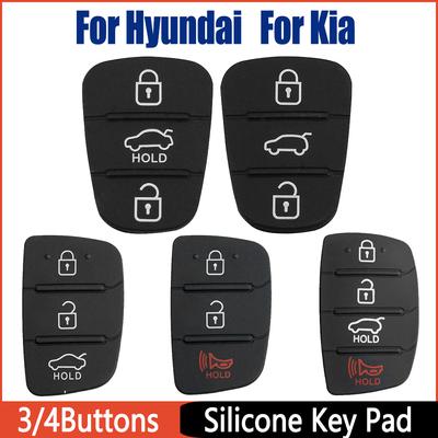 Custodia Guscio Chiave a Telecomando 3 Tasti con Gommino Sostitutivo Per Hyundai I10 I20 I30 IX35 per Kia K2 K5 Rio Sportage Chiave a Flip Nuovi Pezzi