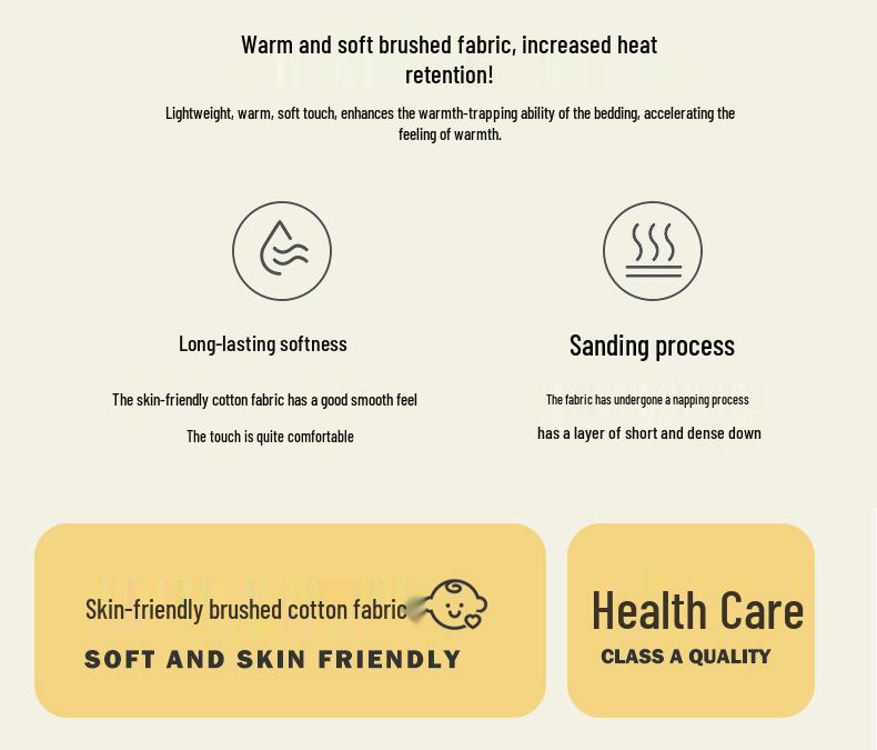 Waterproof Quilted Solid Color Bed Cover, Skin-friendly Mattress Protector, Single Piece