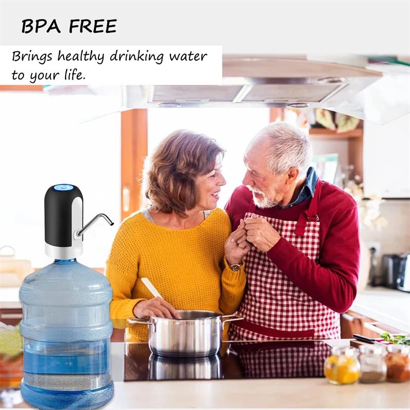 Drinking Fountain Water Bottle Pump Home Garden Automatic Switch One Click Kitchen Dining Room Mini Electric Usb Charging Carboy