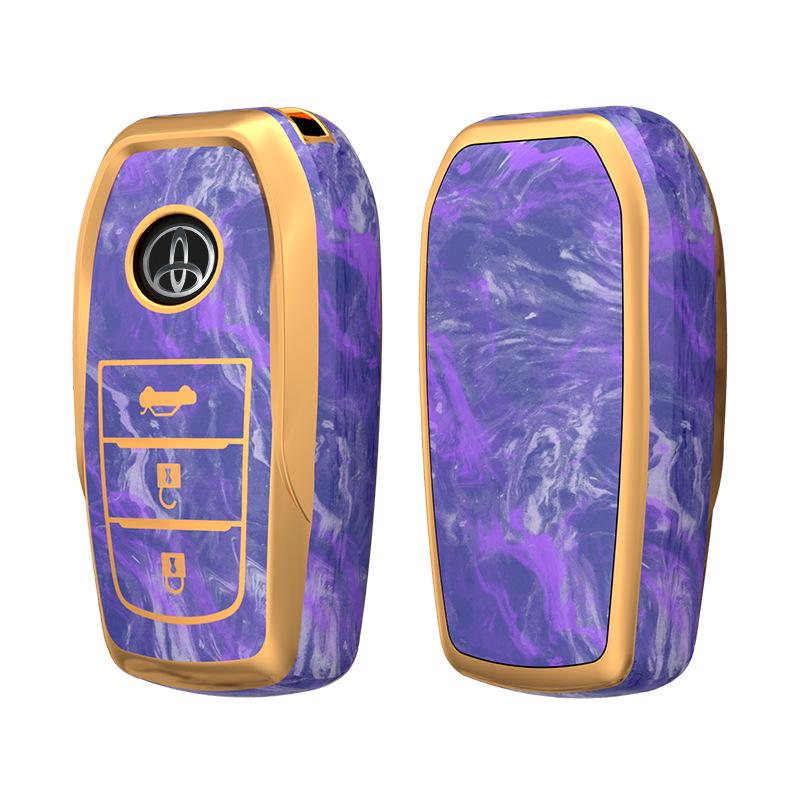 

Чехол для ключа автомобиля Toyota для RAV4, Camry, Corolla, Levin, Highlander, Prado, Crown - Полная защита