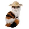 Small Cute Handcrafted Woven Straw Pet Puppy Hat Stylish Costume Hats for Little Dog Cat # S