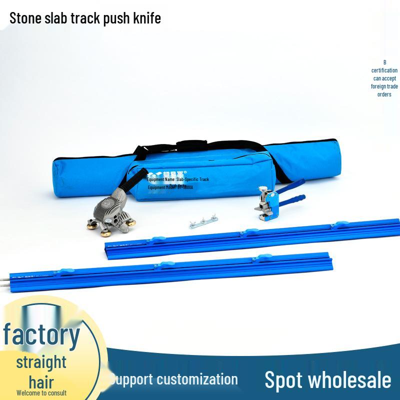 Adjustable Rail Sliding Knife 2.2-3.8m Large Slab Cutter for Tile & Glass