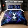 Designové povlečení Tottenham Hotspur 1 povlak na přikrývku + 2 povlaky na polštář Měkké prodyšné domácí povlečení