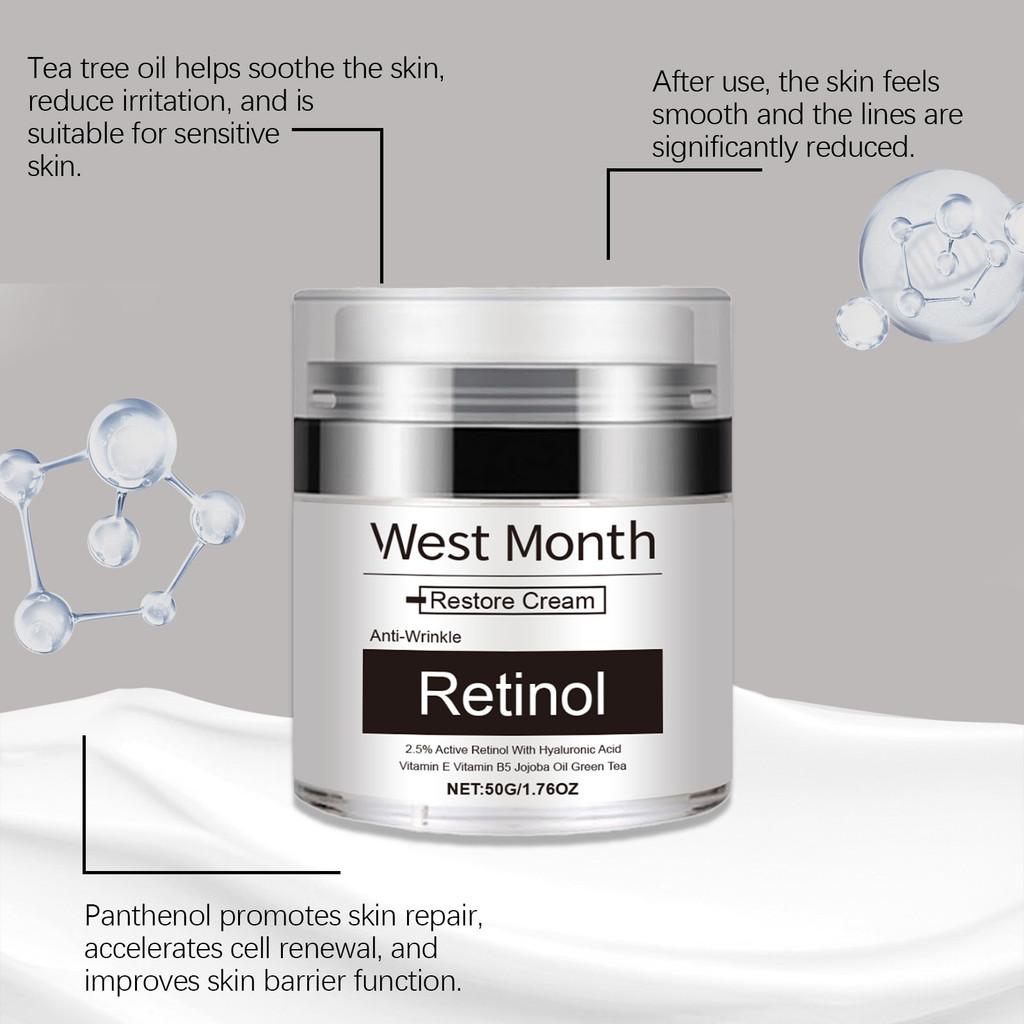 West Month Retinol Skincare Cream Hydrating And Nourishing Moisturizer For Youthful Skin