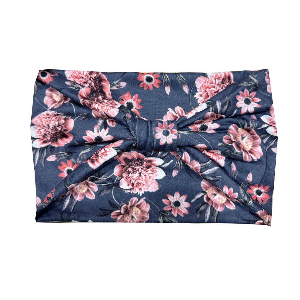 European American Women's Hair Band African Print Pattern Wide Edge Elastic Knot Sports Yoga Headband Women's Headwear Hair