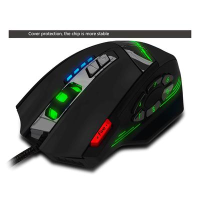 ZELOTES C12 Wired USB Optical Gaming Mouse 12 Programmable Buttons Computer Game Mice 4 Adjustable