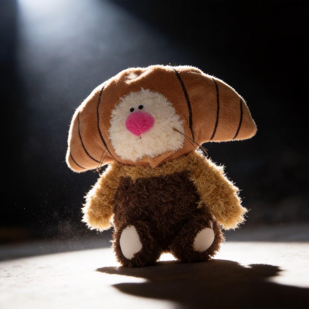 Cartoon Cowboy Hat Budibasa Cat Plush Toy With Short Pile Fur For Kids And Collectors