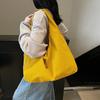 Fashion Casual Canvas Tote Bag Women's Tide Versatile Large Capacity Underarm Bag Commuter Shoulder Bag