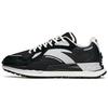 New Star Marker Cushioning Slip Resistant And Abrasion Resistant Low Top Running Shoes Men's Black White 112135580A-6