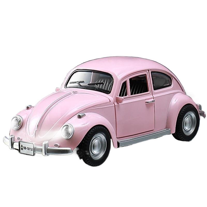 1/18 Volkswagen Beetle 1955 Alloy Metal Diecast Model Car Toy Car High Simulation Classic Collection Hobbies Holiday Gifts Child