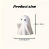 1pc Cute Ghost Pen Holder,Multifunctional Creative Ghost-Shaped Pen Holder,Ghost Stress Relief Decor, 3D Printed Pencil Spooky Ghost Figurine Design