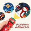 Christmas Cartoon Projection Flashlight  Creative Children Flashlight Toy Projector Baby Toys Bedtime Story Book Toy for Kids